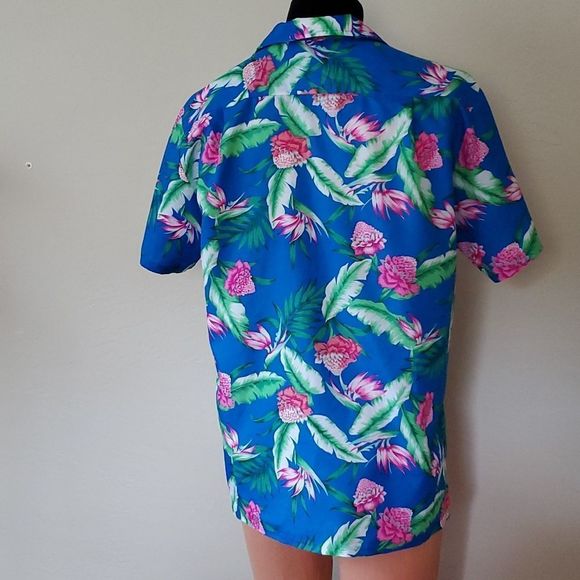 80s Hawaiian shirt resort wear large - Picture 4 of 4
